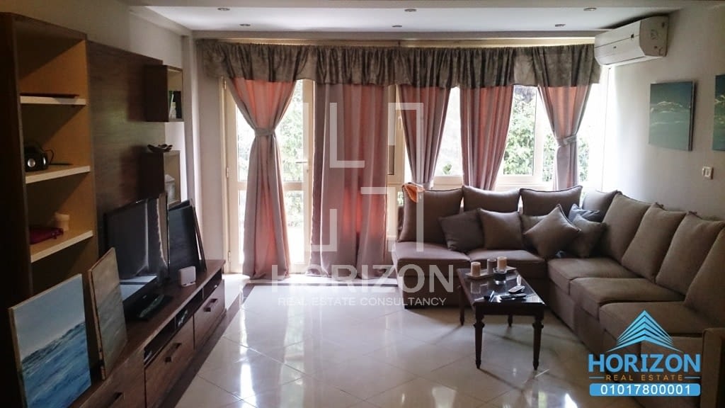 Fully Furnished apartment with garden for rent at Yasmeen New Cairo