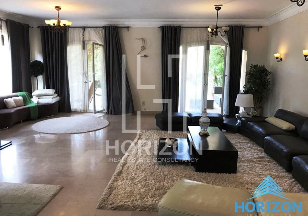 Twin house for rent in El Gezira compound Green Park New Cairo