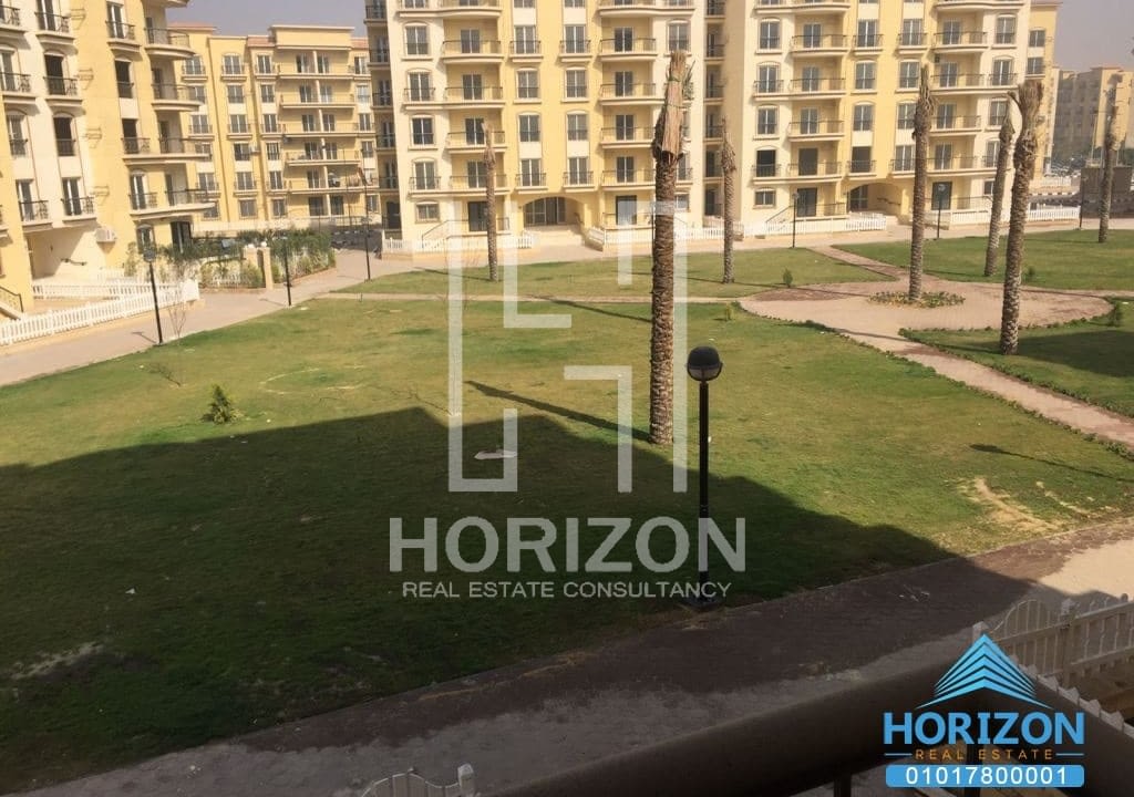 Apartment garden view in Al Rehab City New Cairo