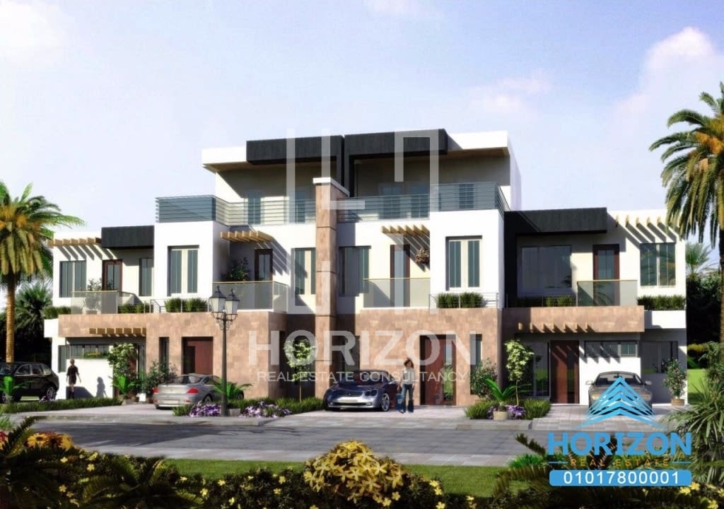 Town house Mazoneit in Hyde Park New Cairo