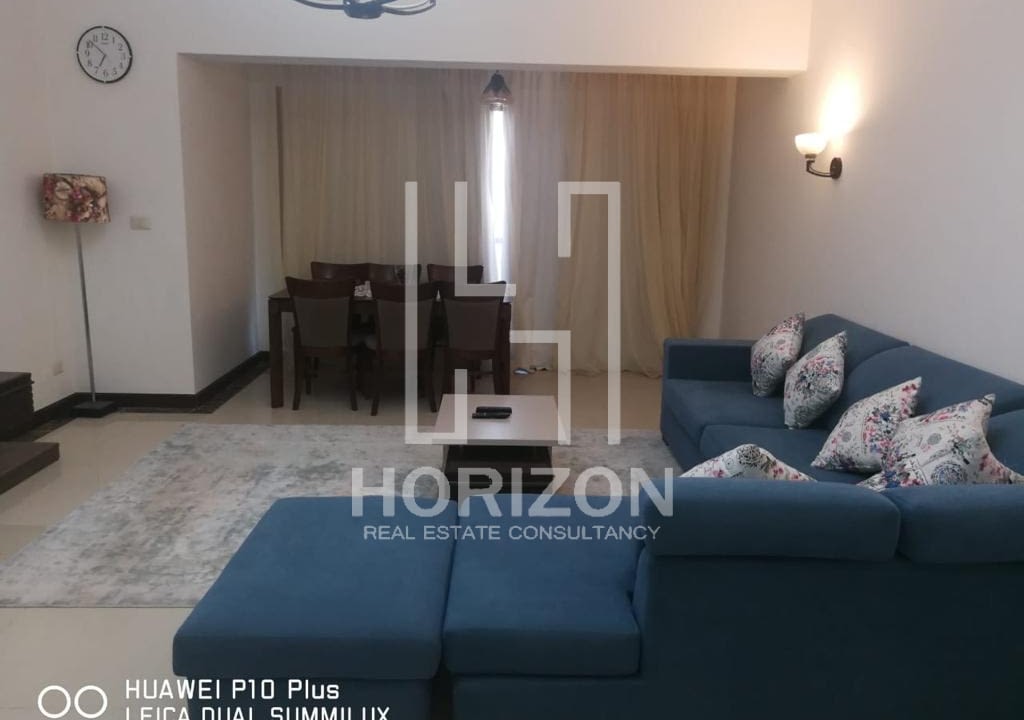 دوبلكس للإيجار بكمبوند بورتو نيو كايرو | هورايزن ايستيت