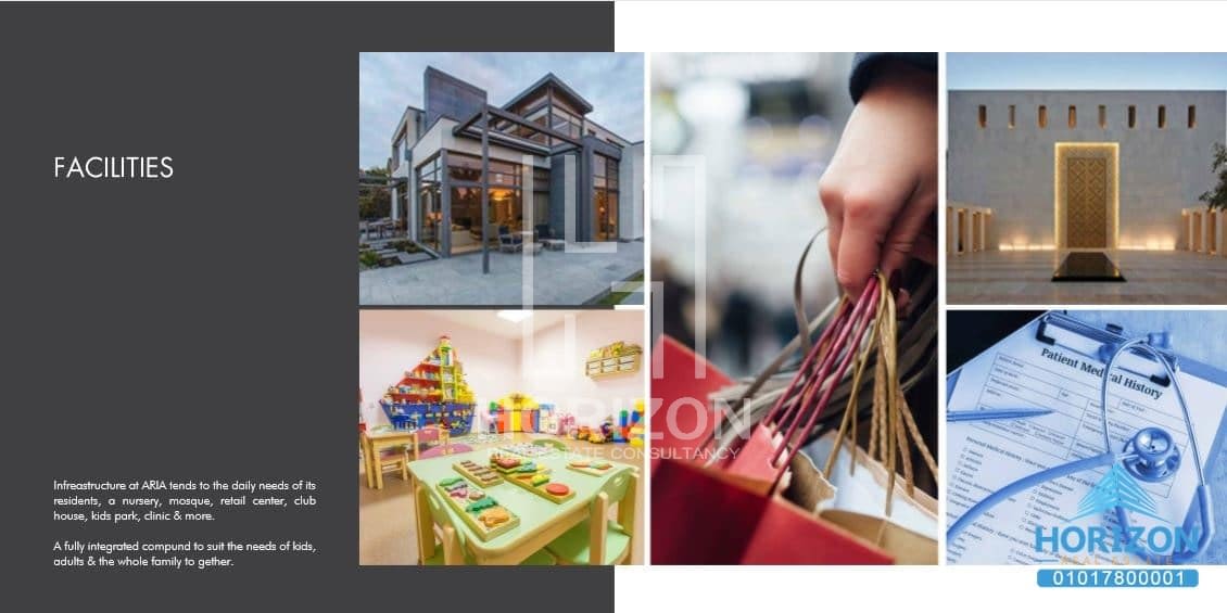 Apartment for sale in Aria compound New Cairo