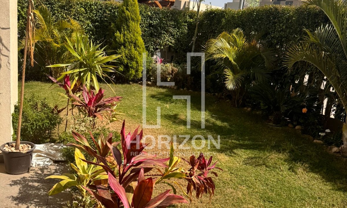 دوبلكس بحديقه للإيجار بكمبوند البروج