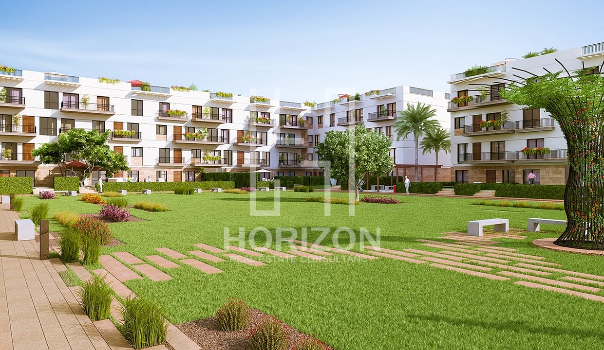 Ground Apartment in Westown Courtyard Sheikh Zayed