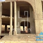 Villa concrete structure corner at Yasmeen 5 New Cairo