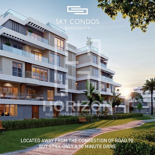 Sky Condos Villette Compound New Cairo Duplex With Garden