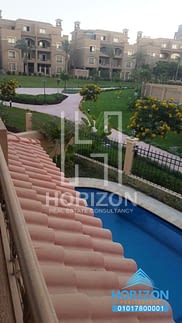 Twin house with swimming pool in Les Rois New Cairo