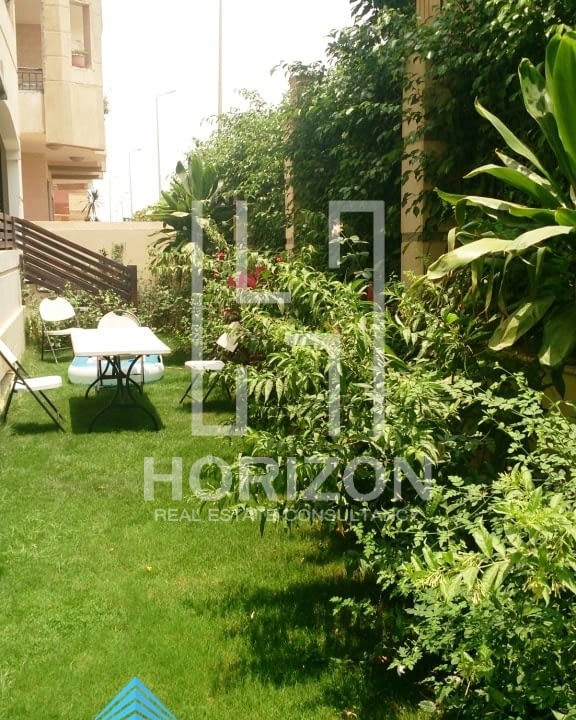 Fully Furnished apartment with garden for rent at Yasmeen New Cairo