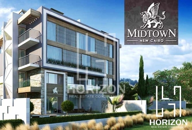 Apartment corner for sale in Midtown New Cairo