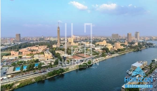 Luxury apartment for rent overlooking Nile directly