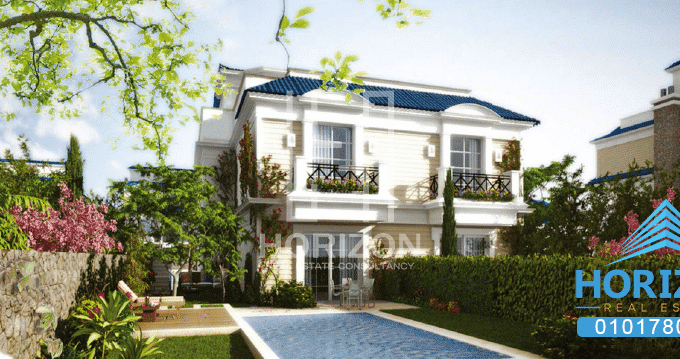 I villa garden in Mountain View Hyde Park New Cairo