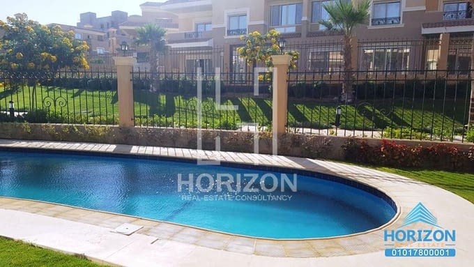 Twin house with swimming pool in Les Rois New Cairo