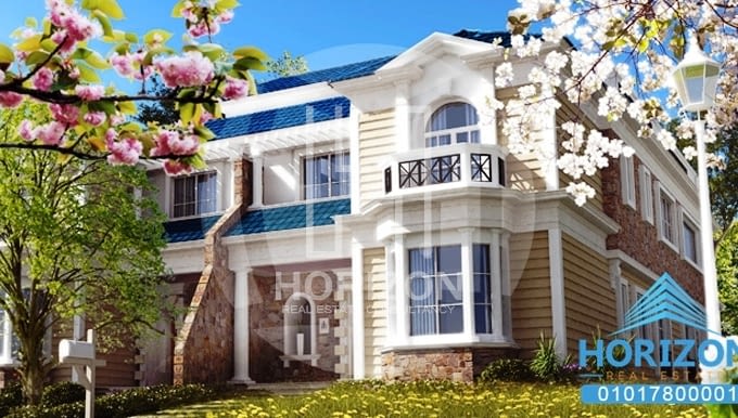 I villa roof corner in Mountain View Hyde Park New Cairo