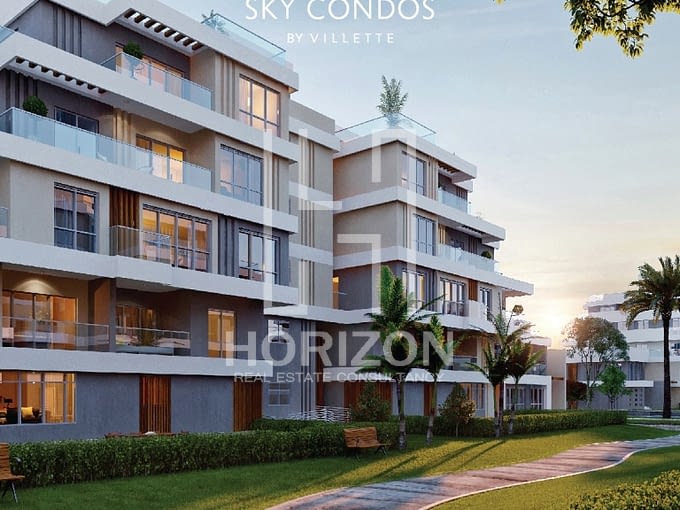 Sky Condos Villette Compound New Cairo Duplex With Garden