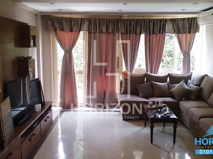 Fully Furnished apartment with garden for rent at Yasmeen New Cairo