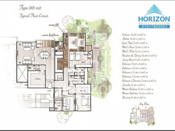 Apartment corner in Aria Landmark Sabbour