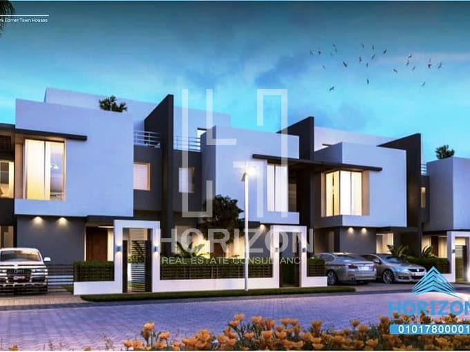 Town middle in Park corner Hyde Park New Cairo