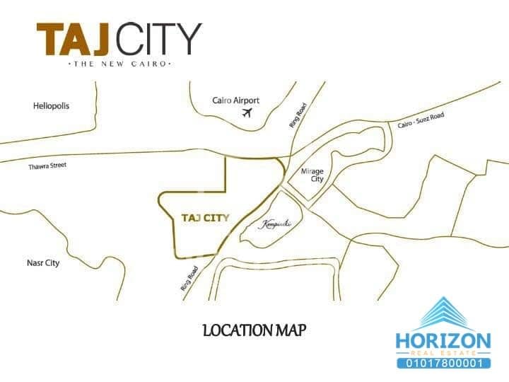 Villa for sale in Taj City New Cairo