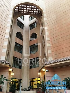 Ground floor for rent in Al Rehab City New Cairo