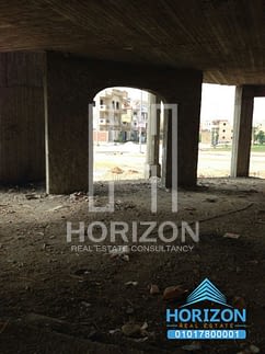 Villa concrete structure corner at Yasmeen 5 New Cairo