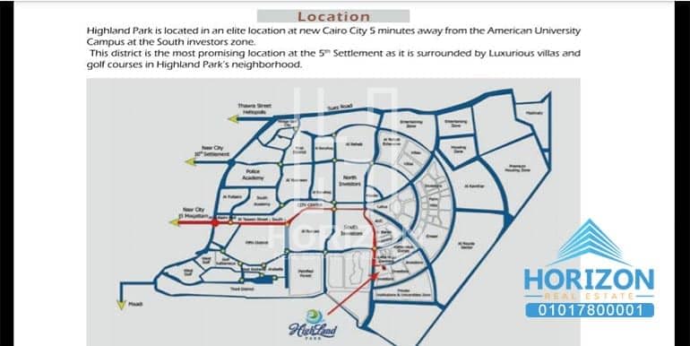 Roof for sale in Highland Park New Cairo