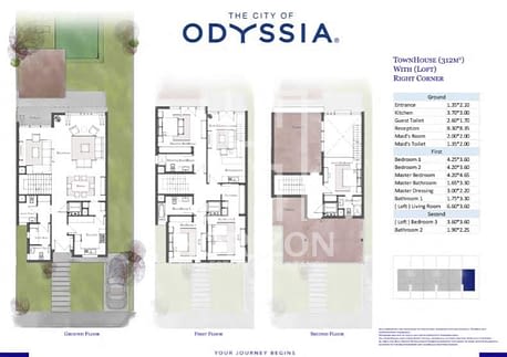 Townhouse Corner at The City of Odyessia Sabbour