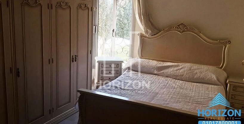 Ground floor for rent in Rehab city with garden New Cairo