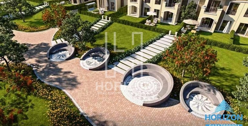 Ground Floor 155m in Stone Residence New Cairo