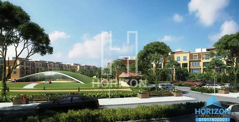 Apartment corner for sale in Sarai New Cairo