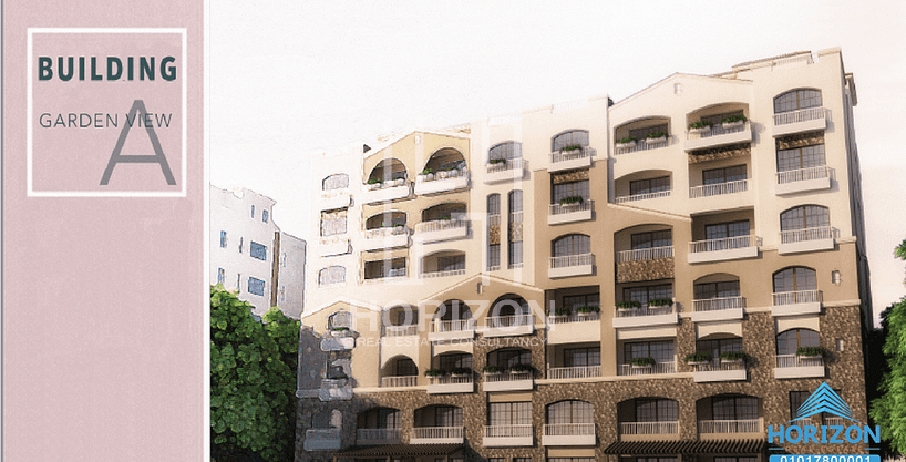 Apartment landscape view in Green Square New Cairo