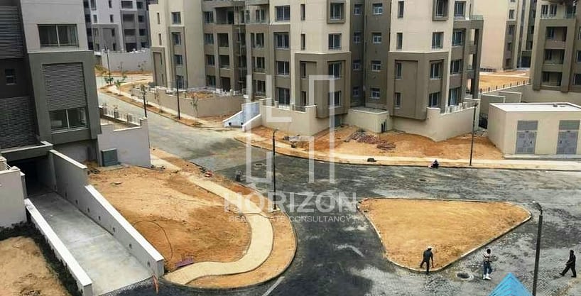 Apartment garden view in Village Gate New Cairo