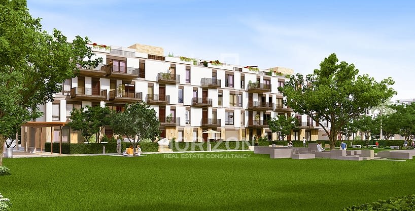Ground Apartment in Westown Courtyard Sheikh Zayed