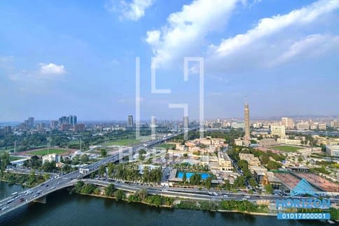 Luxury apartment for rent overlooking Nile directly