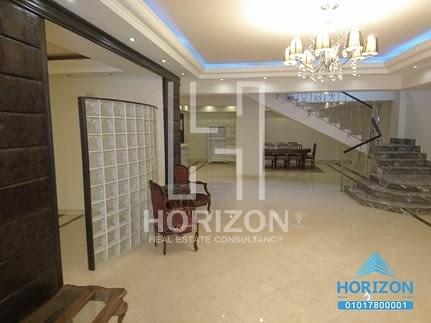 Duplex with garden for rent in West Arabella New Cairo