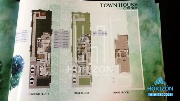 Town house corner for sale in Green Square New Cairo