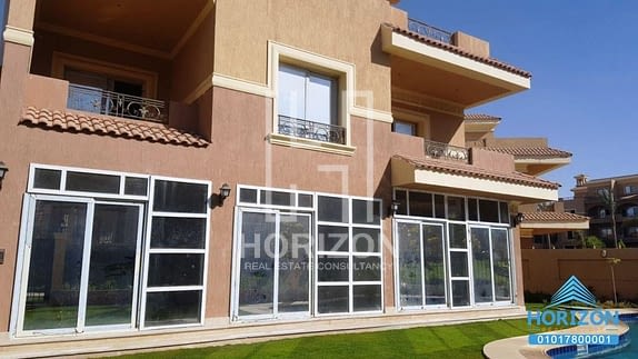 Twin house with swimming pool in Les Rois New Cairo