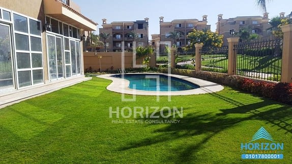 Twin house with swimming pool in Les Rois New Cairo