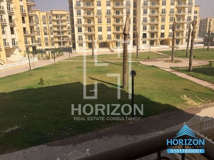 Apartment garden view in Al Rehab City New Cairo