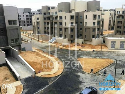 Apartment garden view in Village Gate New Cairo