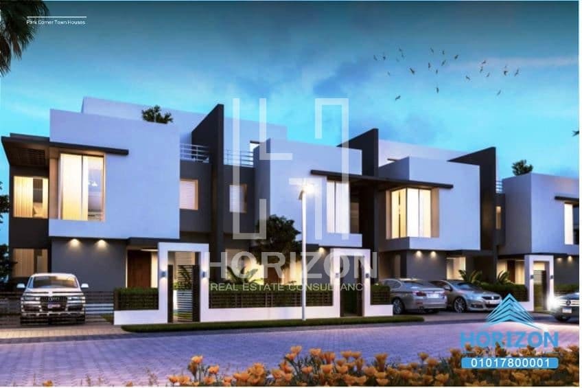 Town middle in Park corner Hyde Park New Cairo